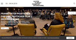 Desktop Screenshot of lichter-filmfest.de
