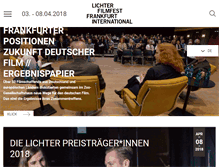 Tablet Screenshot of lichter-filmfest.de